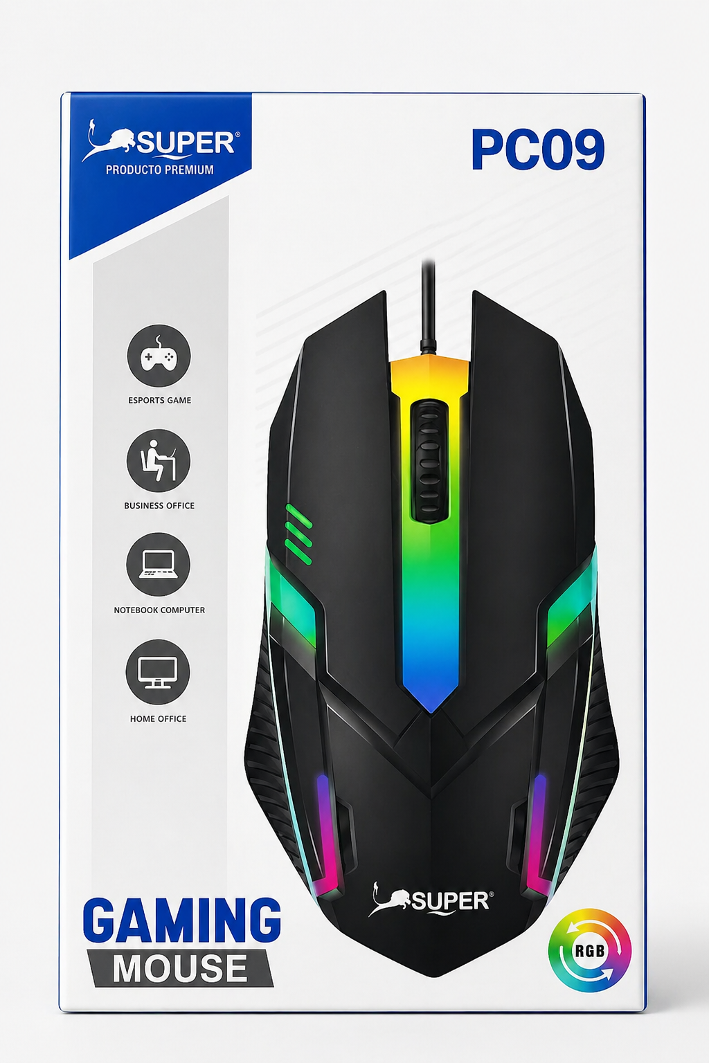 El Super Mouse Gamer PC09