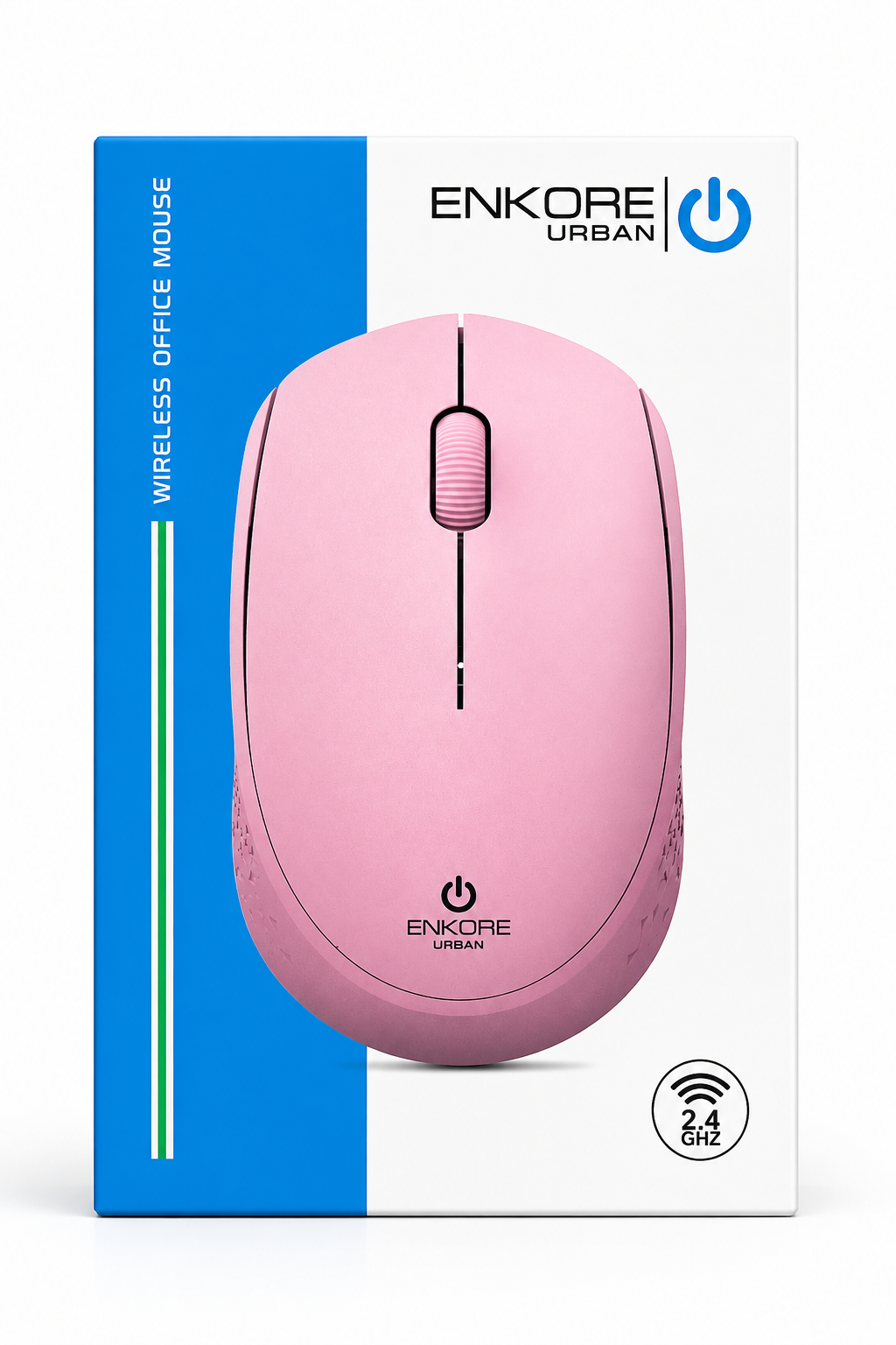 MOUSE INALÁMBRICO ENKORE URBAN EKM 203P EN COLOR ROSADO