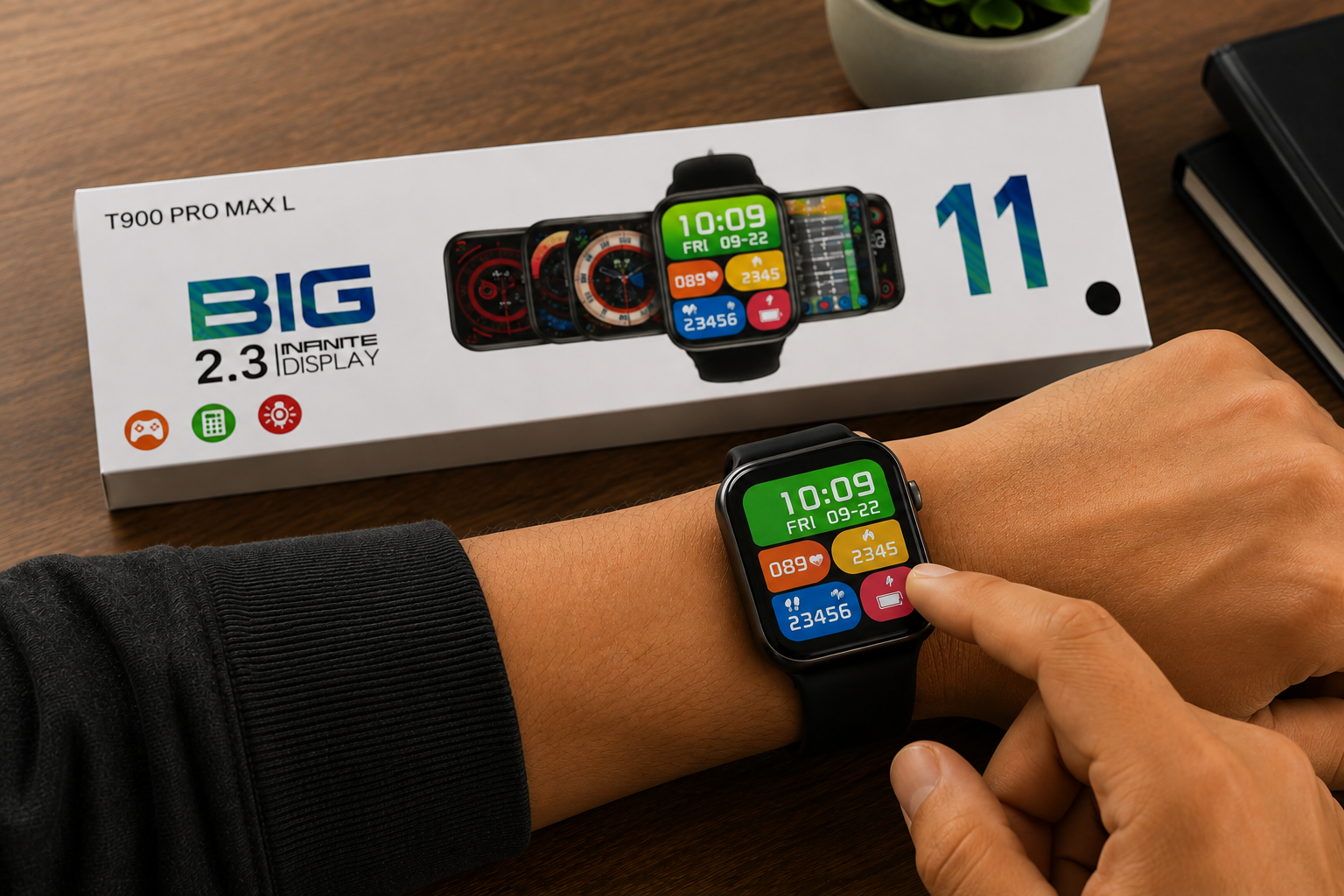 SMARTWATCH  T900 PRO MAX L.