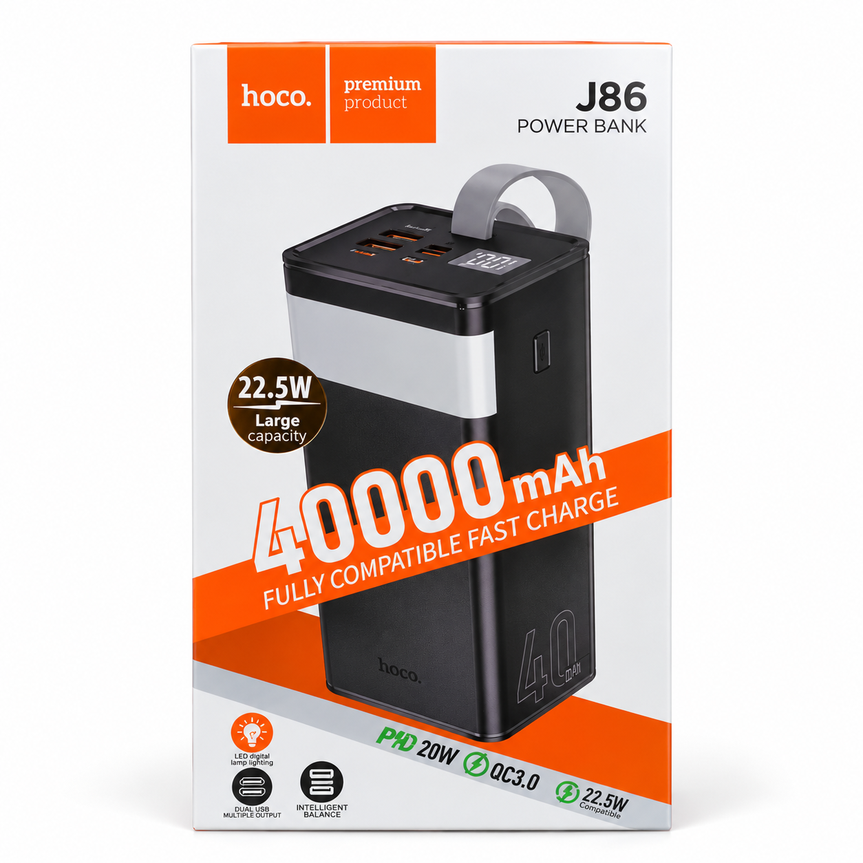 HOCO J86 POWERMASTER DE 40,000 MAH
